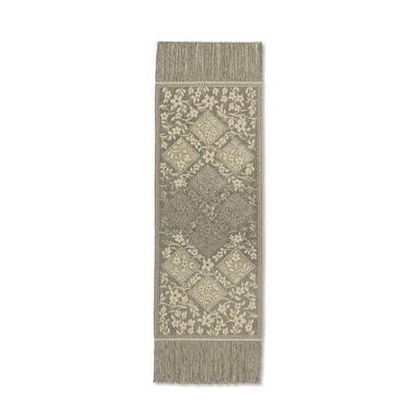 Heritage Lace Heritage Lace CN-1448G Chantilly 14x 48 in. Fringed Runner - Gold CN-1448G